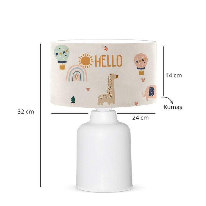 Opviq Lámpara de mesa AYD-3395 Multicolor